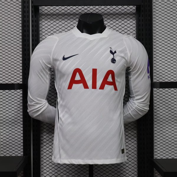 Tottenham Home  Long Sleeve Player  1:1 Quality Soccer Jersey  26-27
