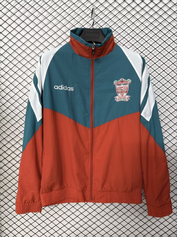 Retro Liverpool  Windbreaker  Green 1:1 Quality  Windbreaker  1993