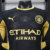 Manchester City Long Sleeve Third Away Player 1:1 Quality Soccer Jersey 26-27