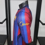 Barcelona  Home Long Sleeve  Player  1:1 Quality Soccer Jersey 26-27