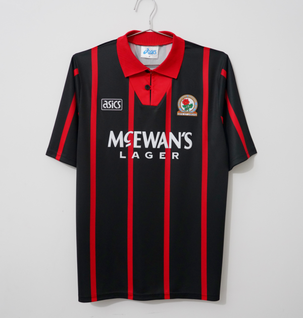 Retro Blackburn  Away Fans 1:1 Quality Soccer Jersey  1994-1995