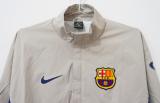 Retro Barcelona Windbreaker  Grey  1:1 Quality Windbreaker Jersey 2003-2004