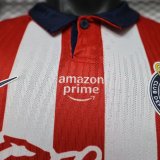 Chivas (Guadalajara ) Home  Player 1:1 Quality Soccer Jersey  26-27