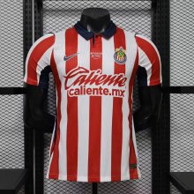 Chivas (Guadalajara ) Home  Player 1:1 Quality Soccer Jersey  26-27