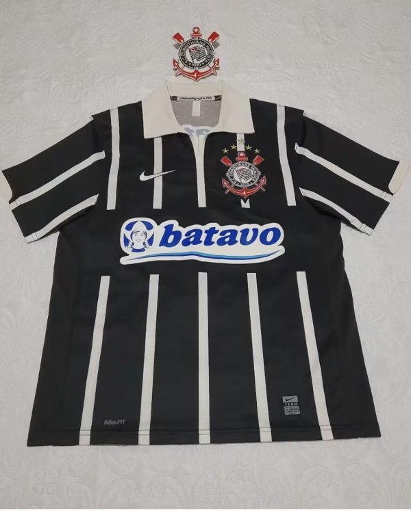 Retro Corinthians Away Fans  1:1 Quality Soccer Jersey  2009
