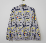 Retro Barcelona Windbreaker  Grey  1:1 Quality Windbreaker Jersey 2024-2025