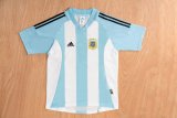 Retro Argentina Home 1:1 Quality Soccer Jersey  2002