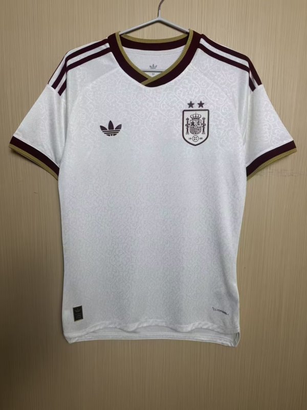Spain Away Fans (S-6XL) 1:1 Quality Soccer Jersey 26-27（2026）( 2 stars)