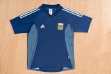 Retro Argentina Away  1:1 Quality Soccer Jersey  2002
