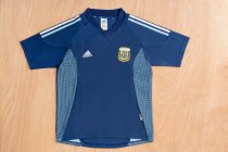 Retro Argentina Away  1:1 Quality Soccer Jersey  2002