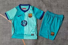 Barcelona Third  Away Kids 1:1 Quality Soccer Jersey  26-27