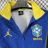 Brazil Windbreaker Blue 1:1 Quality Soccer Jersey  26-27 （2026）