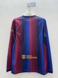Barcelona  Home Long Sleeve  Fans 1:1 Quality Soccer Jersey 26-27