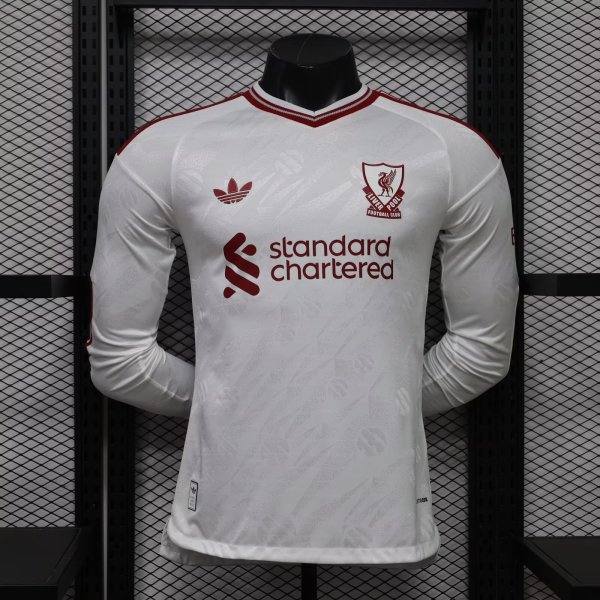 Liverpool Third Away Long Sleeve  Player  1:1 Quality Soccer Jersey 26-27