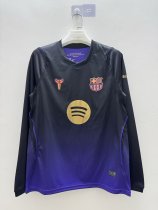 Barcelona  Away Long Sleeve  Fans 1:1 Quality Soccer Jersey 26-27
