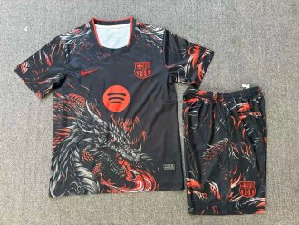 Barcelona Special  Edition Kids 1:1 Quality Soccer Jersey  26-27
