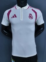 Real Madrid Polo Player White 1:1 Quality Soccer Jersey  26-27