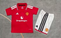 Manchester United  Home Kids Fans 1:1 Quality Soccer Jersey 26-27