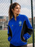 Brazil Windbreaker Blue 1:1 Quality Soccer Jersey  26-27 （2026）