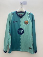 Barcelona  Third Away Long Sleeve  Fans 1:1 Quality Soccer Jersey 26-27