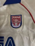 Retro  Arsenal away Long Sleeve 1:1 Quality Soccer Jersey  2001-2002
