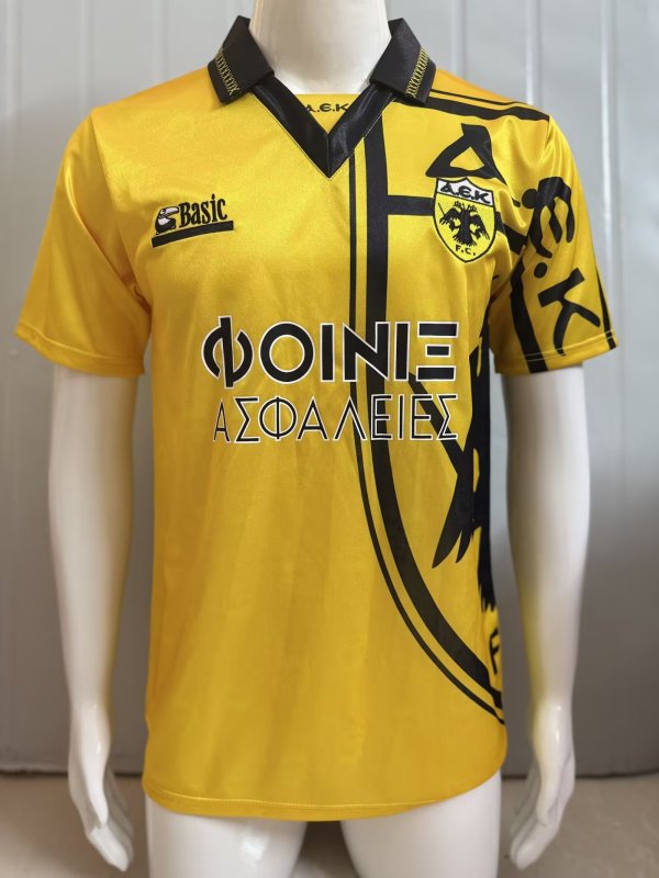 AEK Athens Home Fans 1:1 Quality Soccer Jersey  1994-1995