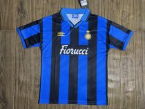 Retro Inter Milan home  1:1 Quality Soccer Jersey  1992-1993