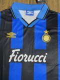 Retro Inter Milan home  1:1 Quality Soccer Jersey  1992-1993