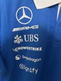 F1 Mercedes-Benz POLO  Blue Racing Suit 2026