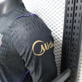 Barcelona  Away Long Sleeve  Player  1:1 Quality Soccer Jersey 26-27