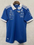 F1 Mercedes-Benz POLO  Blue Racing Suit 2026