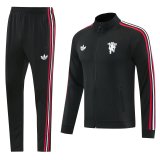 Manchester United Black Jacket  Tracksuit  1:1  26-27