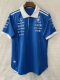 F1 Mercedes-Benz POLO  Blue Racing Suit 2026