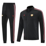 Manchester United Black Jacket  Tracksuit  1:1  26-27