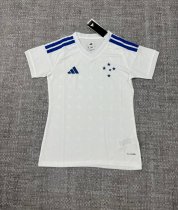 Cruzeiro Away Women   Fans 1:1 Quality Soccer Jersey  26-27