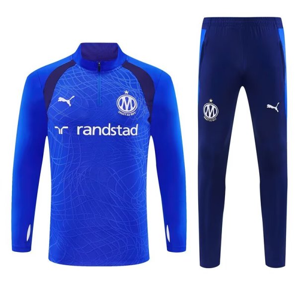 Marseille  Training Tracksuit Blue (Kids And Man 10-2XL)  1:1  26-27