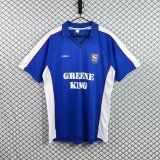 Retro Ipswich Town Home  Fans  1:1 Quality Soccer Jersey  1999-2001