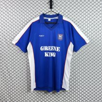 Retro Ipswich Town Home  Fans  1:1 Quality Soccer Jersey  1999-2001