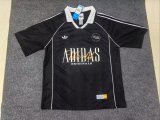 Adidas Clover T-shirt Polo Black 1:1 Quality Soccer Jersey  26-27