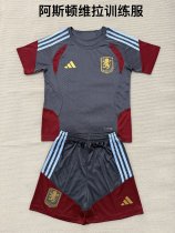 Aston Villa Training  Special  Edition Fans  (Kids and Man)  1:1 Quality Soccer Jersey 26-27  (16-2XL)