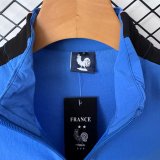 France Windbreaker Sets With pants  Blue 1:1 Quality Soccer Jersey  26-27 (2026)