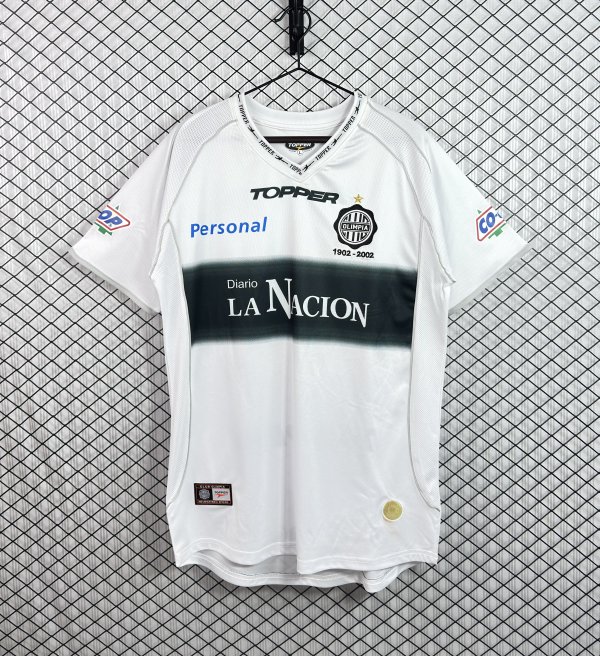 Retro OLIMPIA Home Fans 1:1 Quality Soccer Jersey 2002