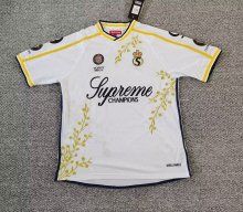 Real Madrid Retro Embroidery Special Edition White Fans 1:1 Quality Soccer Jersey  26-27