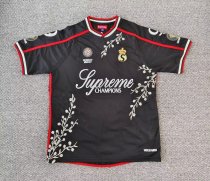 Real Madrid Retro Embroidery Special Edition Black Fans 1:1 Quality Soccer Jersey  26-27