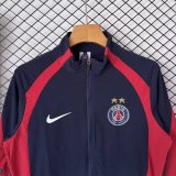 PSG Paris  Windbreaker Sets With pants  Blue 1:1 Quality Soccer Jersey  26-27