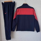 PSG Paris  Windbreaker Sets With pants  Blue 1:1 Quality Soccer Jersey  26-27