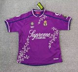 Real Madrid Retro Embroidery Special Edition Purple Fans 1:1 Quality Soccer Jersey  26-27