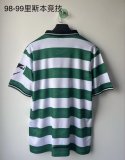 Retro Sporting Lisbon Home  1:1 Quality Soccer Jersey 1998-1999