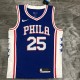 Philadelphia 76ers Blue #25 SIMMONS 1:1 Quality NBA  Season Jerseys