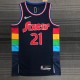 Philadelphia 76ers Black #21 EMBIID  1:1 Quality NBA  Season Jerseys 2022
